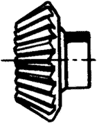 齒輪基本術語錐齒輪、準雙曲面齒輪及其齒輪副