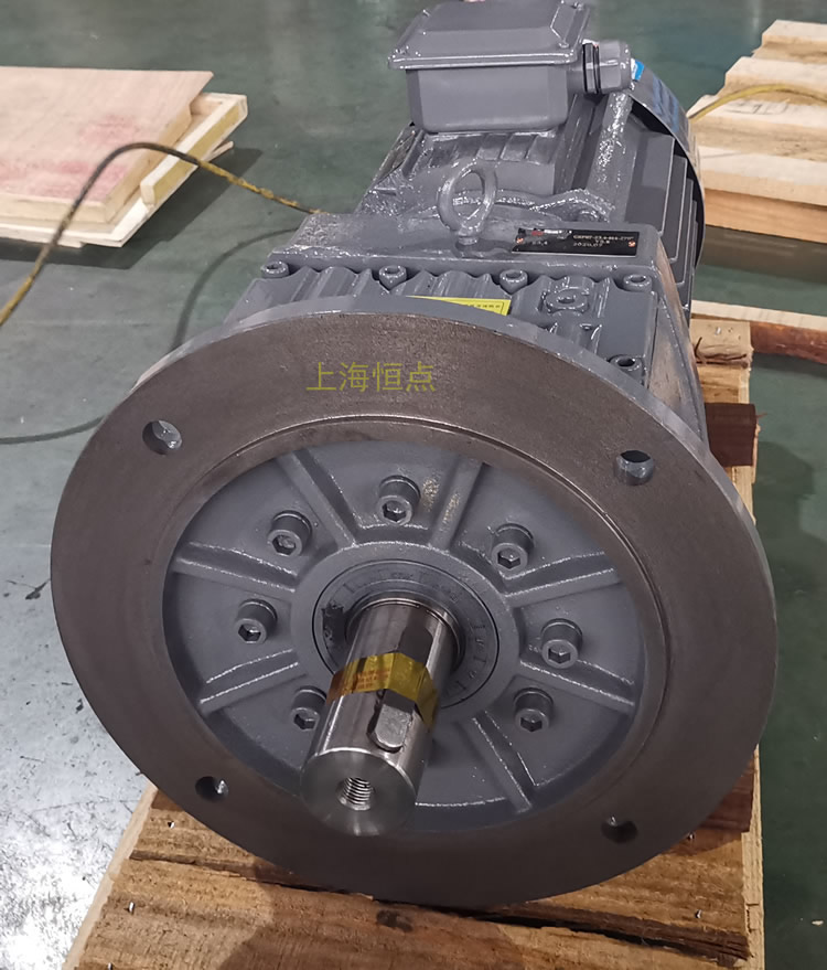 RF87減速機，立式安裝，輸入配電機，實物照片如下