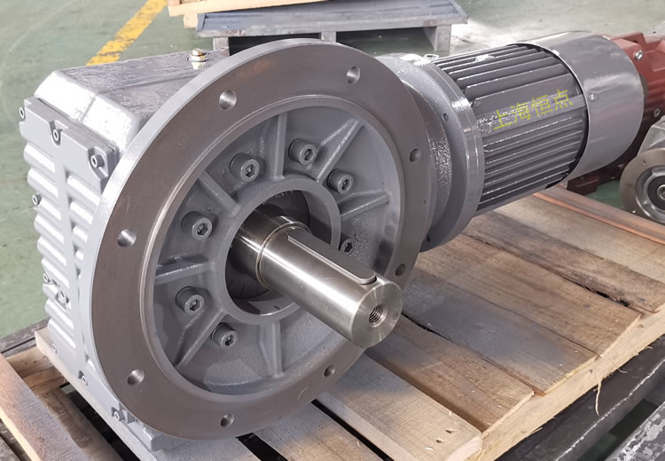 KF97減速機 輸入配制動電機 左側輸出單軸+大法蘭-恒點原創